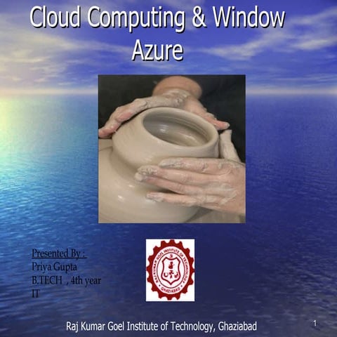 Cloud computing...