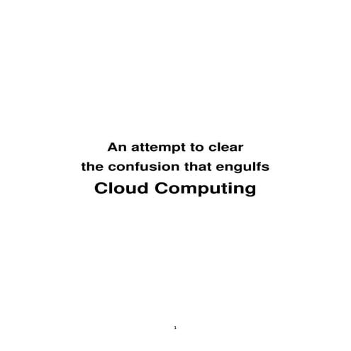 Cloud computing
