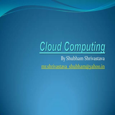Cloud computing