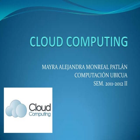 Cloud computing