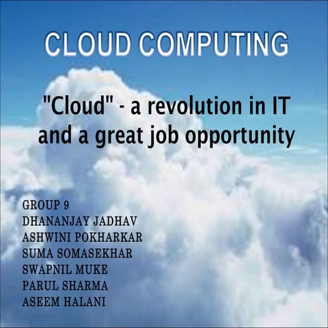 Cloud computing | PPT