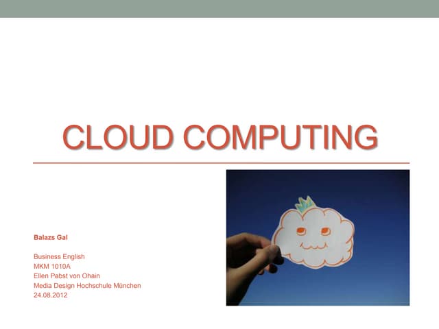 Cloud computing Sustainabilty