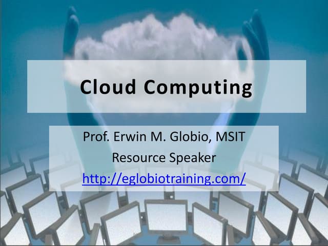 Cloud computing