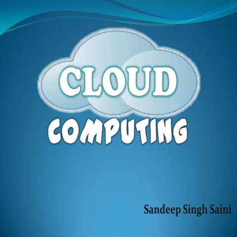 Cloud computing