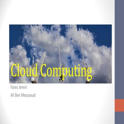 Cloud computing