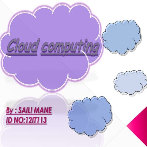 Cloud computing simplified...