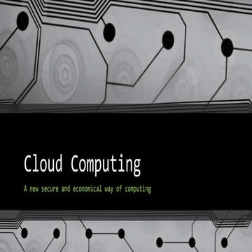 Cloud computing