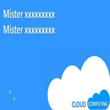 Cloud computing