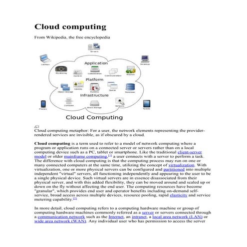 Cloud computing tarea