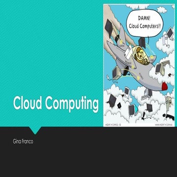 Cloud Computing - Gina Franco