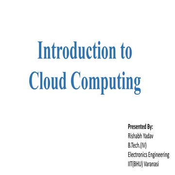 Cloud computing