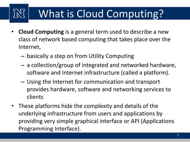 Introduction to Cloud Computing