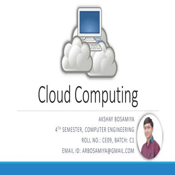 Cloud computing