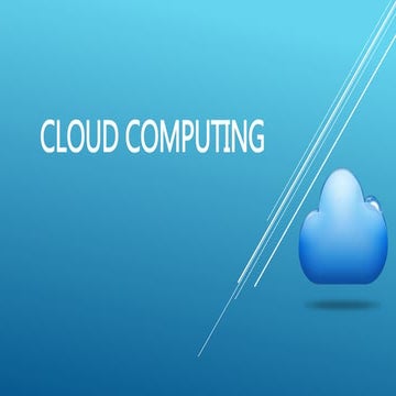 Cloud computing