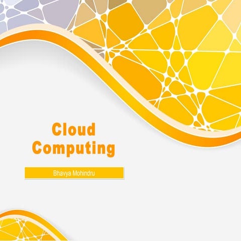 Cloud computing