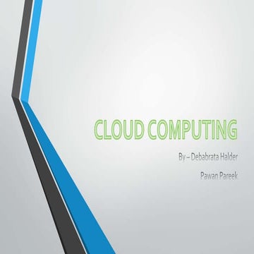 Cloud Computing