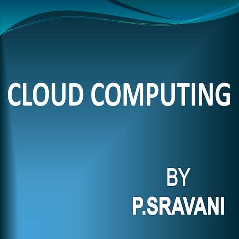 Cloud computing