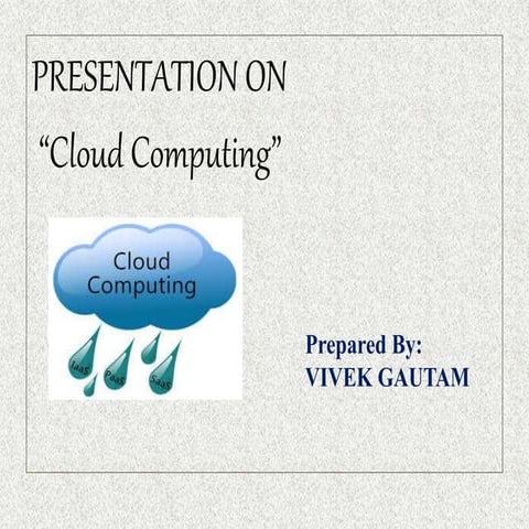 Cloud computing | PPTX