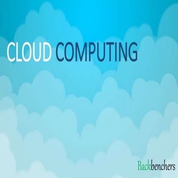 Cloud computing