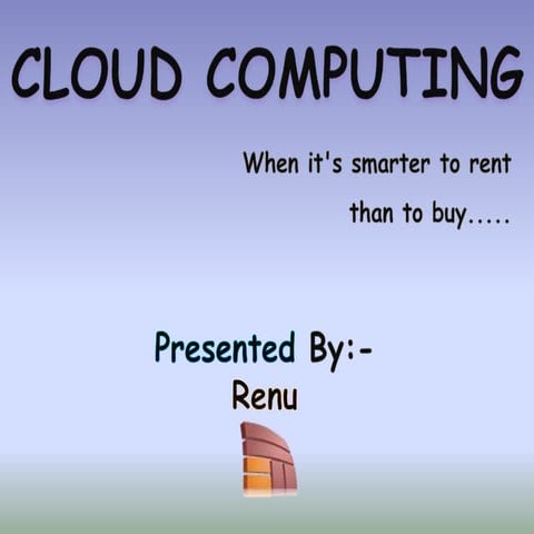 Cloud computing