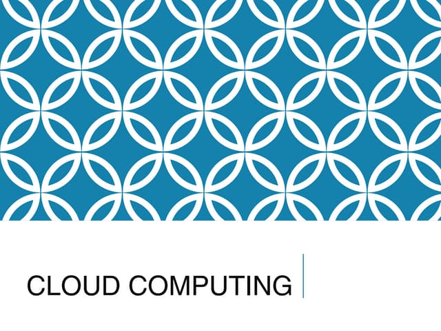Cloudcomputing