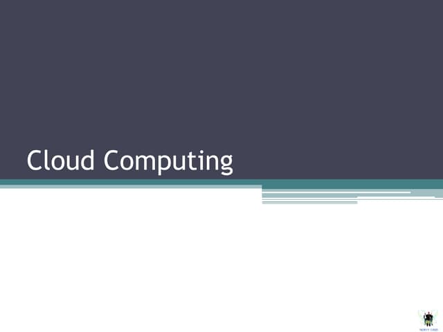 Cloud computing - Compute,Storage,Networking & Security