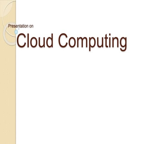 Cloud computing