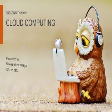 Cloud computing