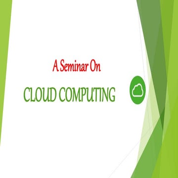 Cloud computing