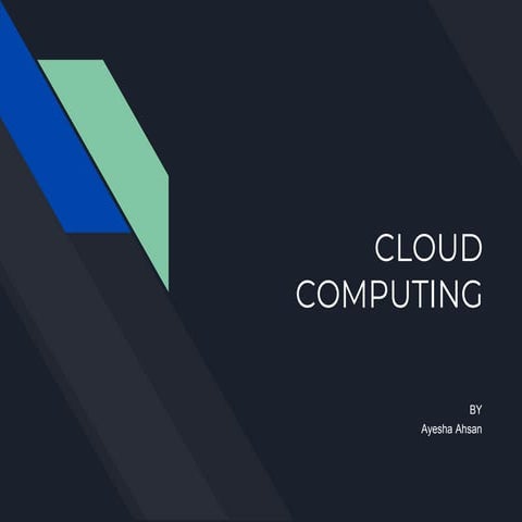 Cloud computing