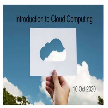 Cloud computing