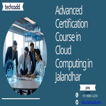 Advanced Certification Course in Cloud Computing in Jalandhar