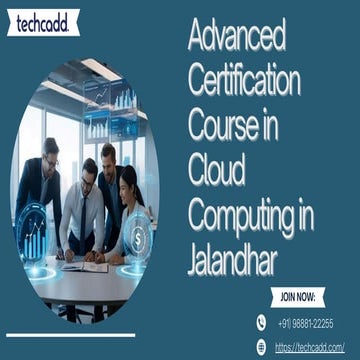 Advanced Certification Course in Cloud Computing in Jalandhar