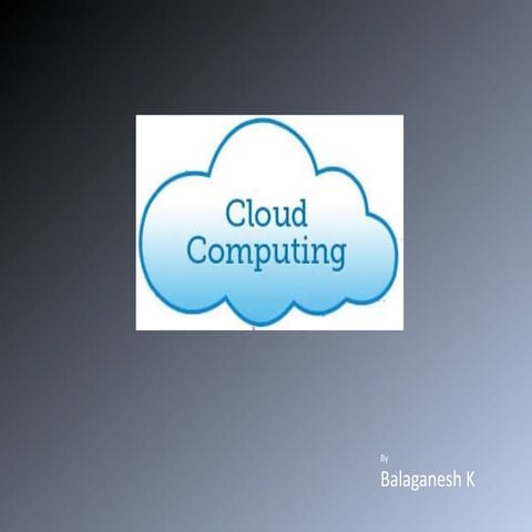 Cloud Computing