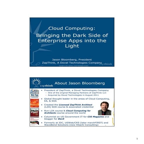 Cloud computing   bringing the dark side of enterprise apps into the light by...