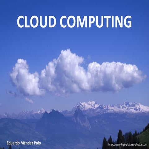 Cloud Computing Challenges Session at Communications E2E (Telefonica) 