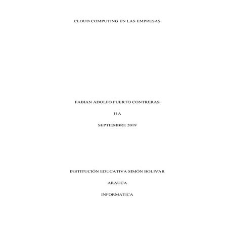 Mapa mental cloud computing (2) | DOCX