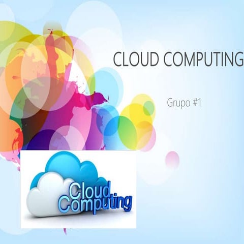 Cloud computing   presentacion