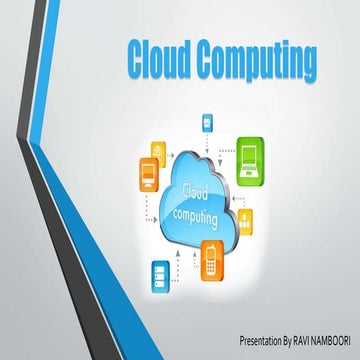Cloud computing ravi namboori