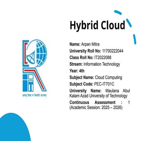 All about Hybrid Cloud in Cloud Computing