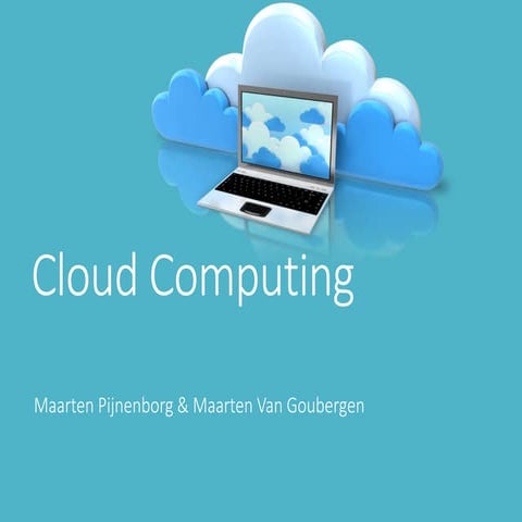 Cloud Computing Basics: Minimal PPTs | PPTX