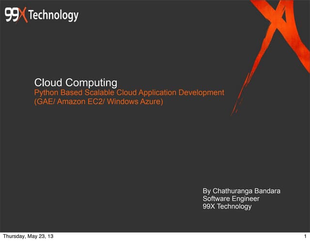 Introduction to Cloud Computing  