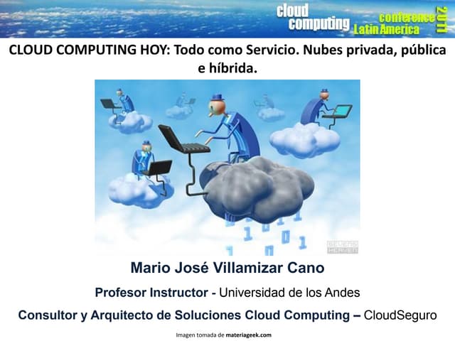 CLOUD COMPUTING HOY: Todo como Servicio.