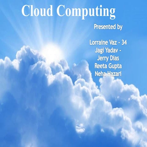 Cloud computing