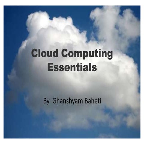 Cloud computing essentials