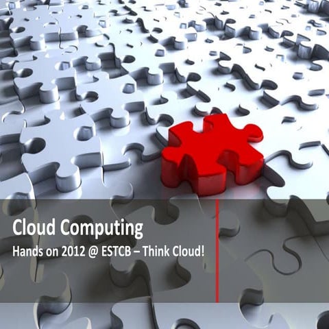 Think Cloud!  - Hands On @ ESTCB 24 Mar 2012