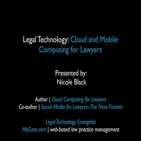 The ethics of cloud and mobile computing for lawyers