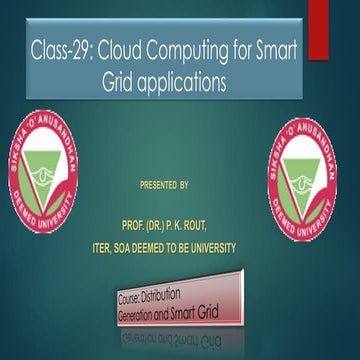 Cloud computing for smart grid applications