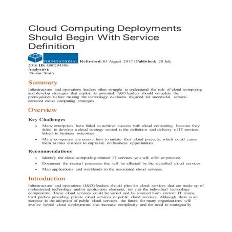Cloud computing gartner report