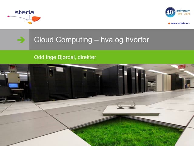 Cloud Computing   Hva Og Hvorfor